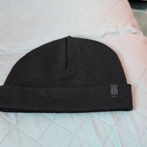 Lululemon Black Knit Beanie